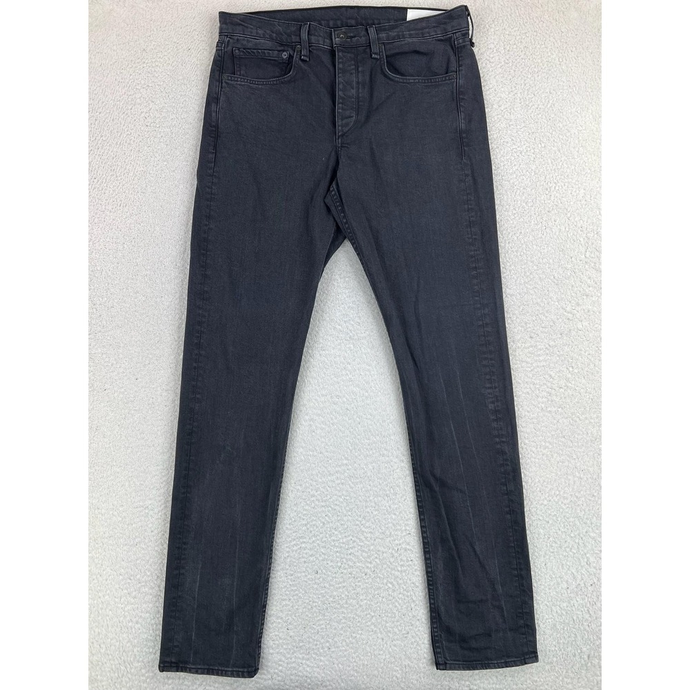 Rag & Bone Fit 2 Slim Jeans Mens 32x34 Gray Shelter Tapered Stretch Denim Pants